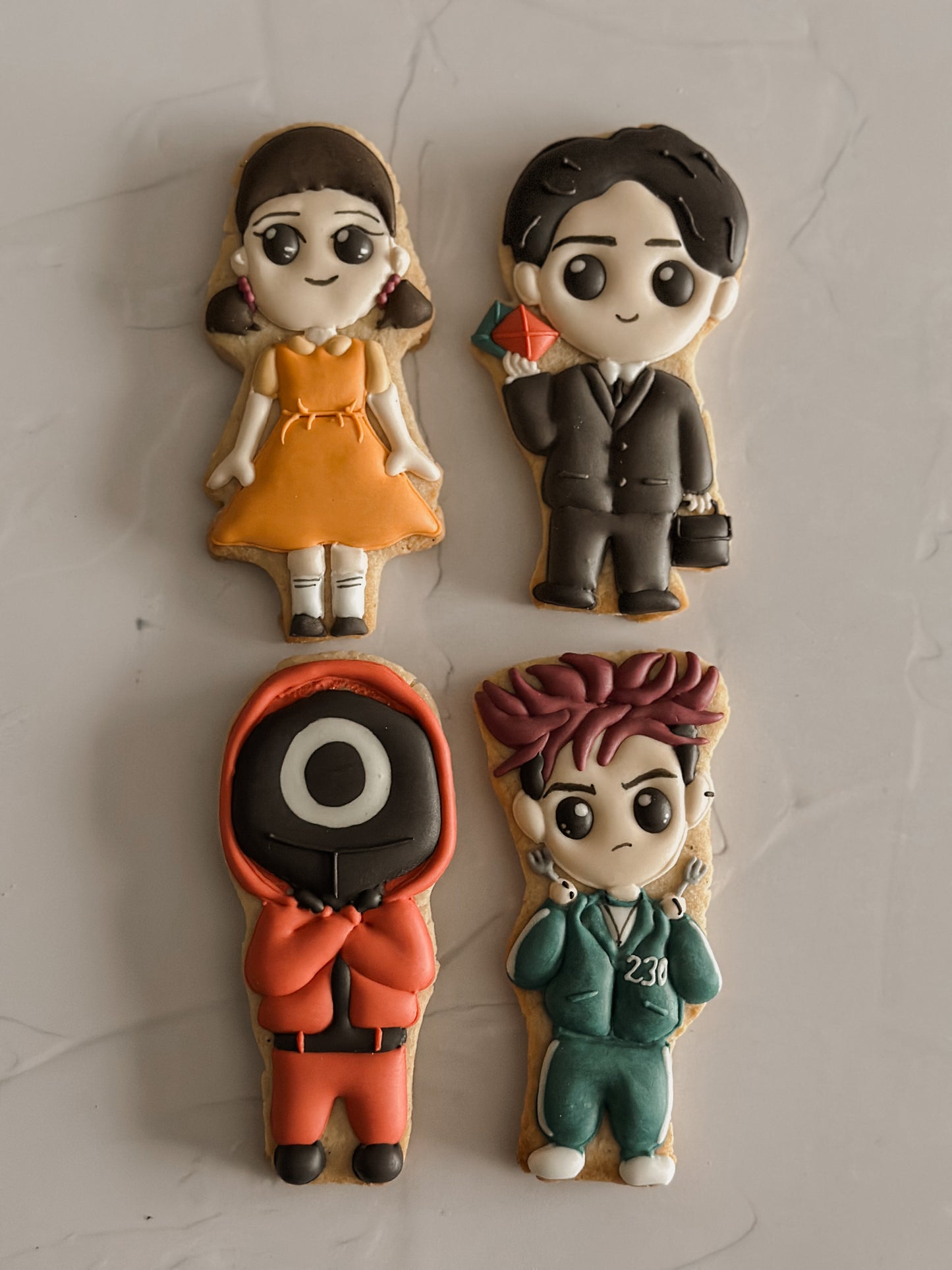 Squid Game 4 biscuits